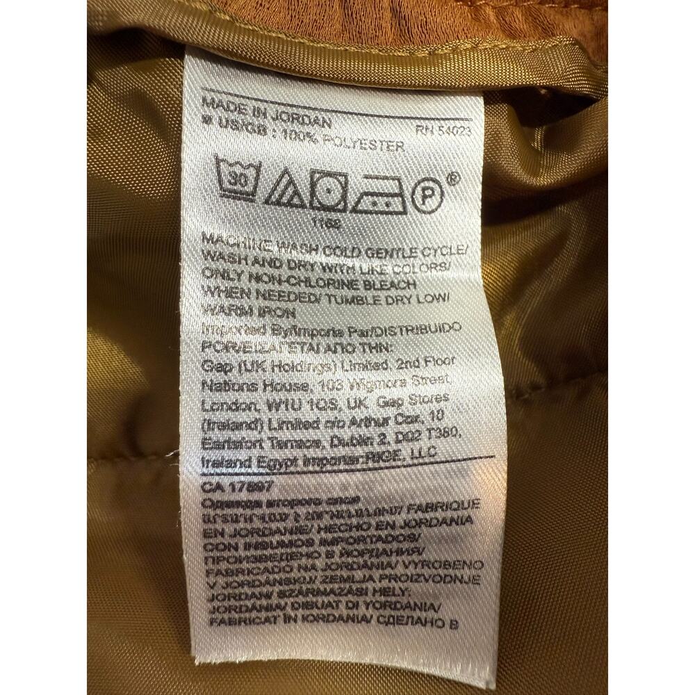 Banana Republic Satin Finish Cargo Jogger Pants Womens Size XL Bronze Casual - Picture 12 of 12